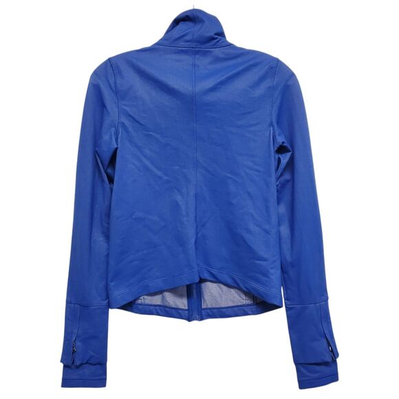 UNDER ARMOUR Jacket Womens Small Blue Full Zip Fitted Activewear Track Running - Picture 6 of 8